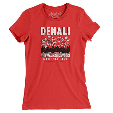 Denali National Park Women's T-Shirt-Allegiant Goods Co. Vintage Sports Apparel