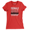 Denali National Park Women's T-Shirt-Red-Allegiant Goods Co. Vintage Sports Apparel