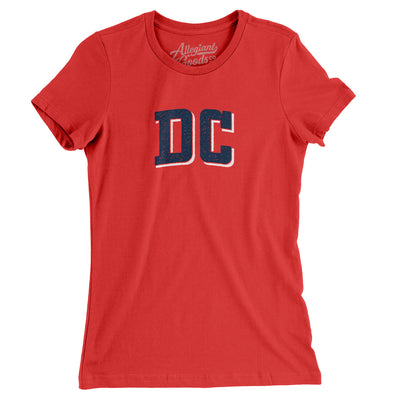 Dc Varsity Women's T-Shirt-Red-Allegiant Goods Co. Vintage Sports Apparel
