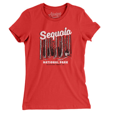 Sequoia National Park Women's T-Shirt-Allegiant Goods Co. Vintage Sports Apparel