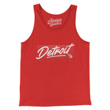 Detroit Retro Men/Unisex Tank Top-Allegiant Goods Co. Vintage Sports Apparel