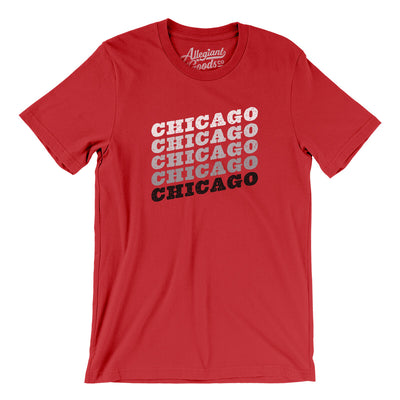 Chicago Vintage Repeat Men/Unisex T-Shirt-Red-Allegiant Goods Co. Vintage Sports Apparel