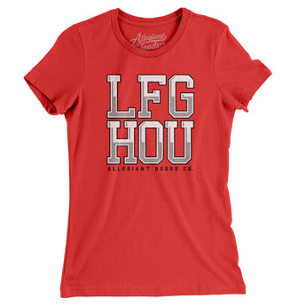 Lfg Hou Women's T-Shirt-Allegiant Goods Co. Vintage Sports Apparel