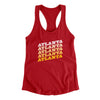 Atlanta Vintage Repeat Women's Racerback Tank-Red-Allegiant Goods Co. Vintage Sports Apparel