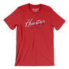 Houston Overprint Men/Unisex T-Shirt-Red-Allegiant Goods Co. Vintage Sports Apparel