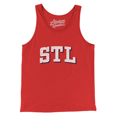 Stl Varsity Men/Unisex Tank Top-Allegiant Goods Co. Vintage Sports Apparel