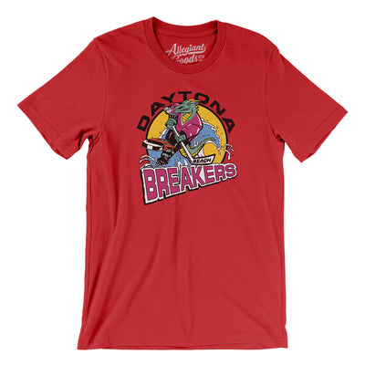 Daytona Beach Breakers Men/Unisex T-Shirt-Red-Allegiant Goods Co. Vintage Sports Apparel