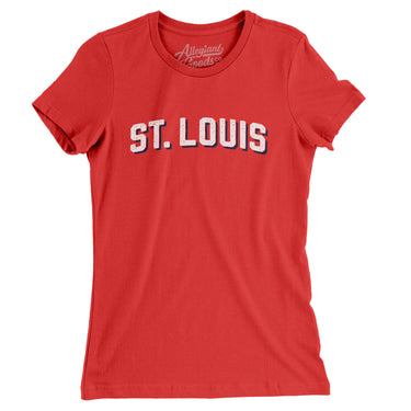 St Louis Varsity Women's T-Shirt-Allegiant Goods Co. Vintage Sports Apparel