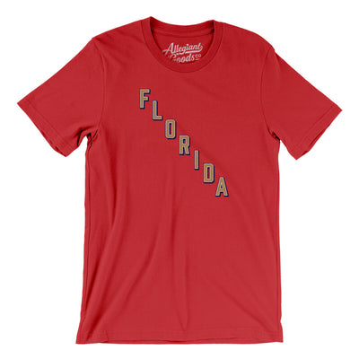 Florida Hockey Jersey Men/Unisex T-Shirt-Red-Allegiant Goods Co. Vintage Sports Apparel