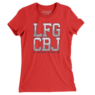 Lfg Cbj Women's T-Shirt-Red-Allegiant Goods Co. Vintage Sports Apparel