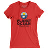 Planet Ocean Museum Women's T-Shirt-Red-Allegiant Goods Co. Vintage Sports Apparel