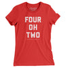 Lincoln 402 Women's T-Shirt-Red-Allegiant Goods Co. Vintage Sports Apparel