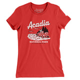 Acadia National Park Women's T-Shirt-Allegiant Goods Co. Vintage Sports Apparel