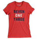 Houston 713 Women's T-Shirt-Allegiant Goods Co. Vintage Sports Apparel