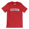 Tucson Varsity Men/Unisex T-Shirt-Red-Allegiant Goods Co. Vintage Sports Apparel
