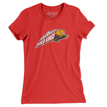 Colorado Gold Kings Women's T-Shirt-Allegiant Goods Co. Vintage Sports Apparel