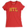 ATL Varsity Women's T-Shirt-Red-Allegiant Goods Co. Vintage Sports Apparel