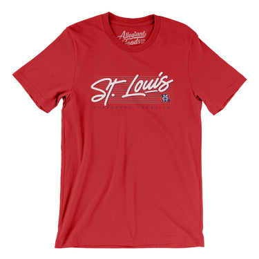 St. Louis Retro Men/Unisex T-Shirt-Allegiant Goods Co. Vintage Sports Apparel