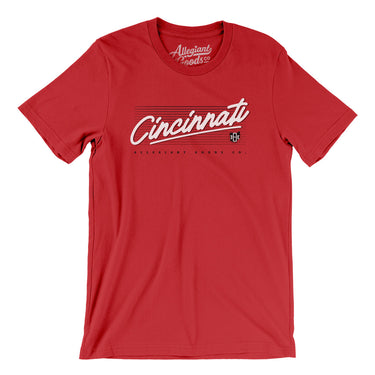 Cincinnati Retro Men/Unisex T-Shirt-Allegiant Goods Co. Vintage Sports Apparel