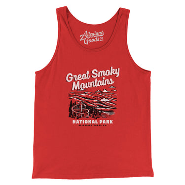 Great Smoky Mountains National Park Men/Unisex Tank Top-Allegiant Goods Co. Vintage Sports Apparel