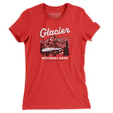 Glacier National Park Women's T-Shirt-Allegiant Goods Co. Vintage Sports Apparel
