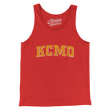 Kcmo Varsity Men/Unisex Tank Top-Allegiant Goods Co. Vintage Sports Apparel
