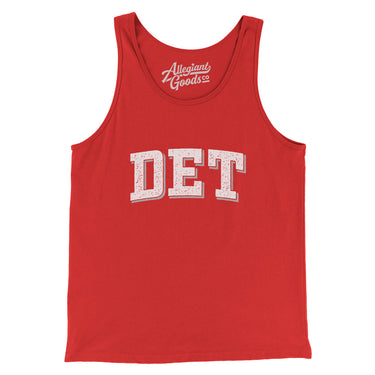 Det Varsity Men/Unisex Tank Top-Allegiant Goods Co. Vintage Sports Apparel