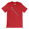 New Jersey Hockey Jersey Men/Unisex T-Shirt-Red-Allegiant Goods Co. Vintage Sports Apparel