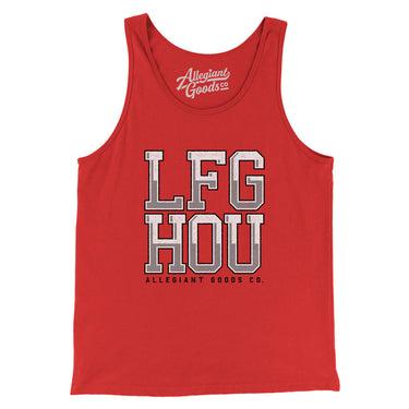 Lfg Hou Men/Unisex Tank Top-Allegiant Goods Co. Vintage Sports Apparel