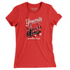 Yosemite National Park Women's T-Shirt-Red-Allegiant Goods Co. Vintage Sports Apparel