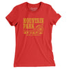 Mountain Park Amusement Park Women's T-Shirt-Red-Allegiant Goods Co. Vintage Sports Apparel