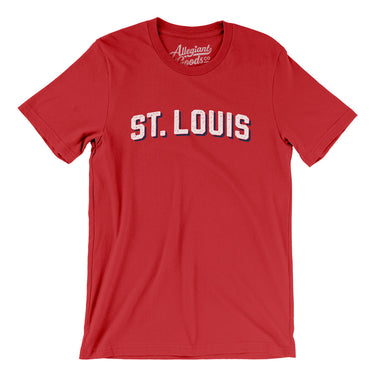St Louis Varsity Men/Unisex T-Shirt-Allegiant Goods Co. Vintage Sports Apparel
