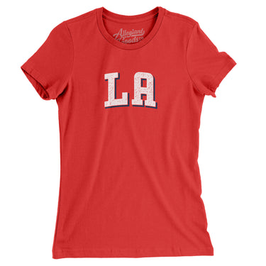 L.a. Varsity Women's T-Shirt-Allegiant Goods Co. Vintage Sports Apparel