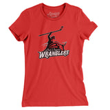 Las Vegas Wranglers Women's T-Shirt-Allegiant Goods Co. Vintage Sports Apparel