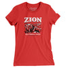 Zion National Park Women's T-Shirt-Red-Allegiant Goods Co. Vintage Sports Apparel