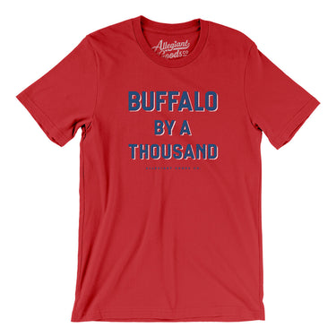 Buffalo Football By A Thousand Men/Unisex T-Shirt-Allegiant Goods Co. Vintage Sports Apparel