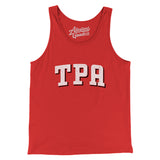 TPA Varsity Men/Unisex Tank Top-Red-Allegiant Goods Co. Vintage Sports Apparel