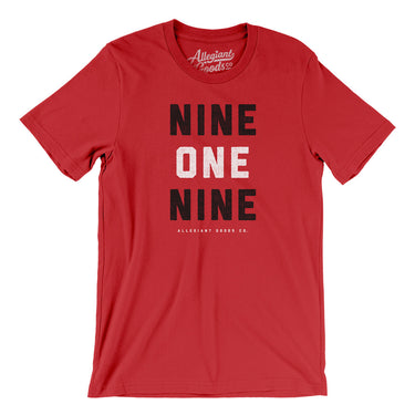 Raliegh 919 Men/Unisex T-Shirt-Red-Allegiant Goods Co. Vintage Sports Apparel