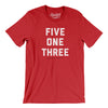 Cincinnati 513 Men/Unisex T-Shirt-Red-Allegiant Goods Co. Vintage Sports Apparel