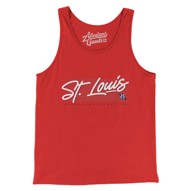 St. Louis Retro Men/Unisex Tank Top-Allegiant Goods Co. Vintage Sports Apparel