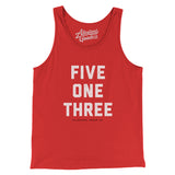 Cincinnati 513 Men/Unisex Tank Top-Allegiant Goods Co. Vintage Sports Apparel