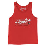 Houston Retro Men/Unisex Tank Top-Allegiant Goods Co. Vintage Sports Apparel