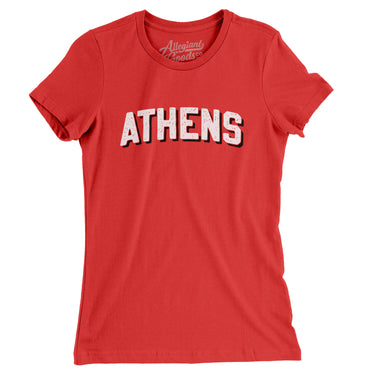 Athens Georgia Varsity Women's T-Shirt-Allegiant Goods Co. Vintage Sports Apparel