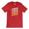 Ames Vintage Repeat Men/Unisex T-Shirt-Red-Allegiant Goods Co. Vintage Sports Apparel
