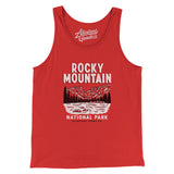 Rocky Mountains National Park Men/Unisex Tank Top-Allegiant Goods Co. Vintage Sports Apparel