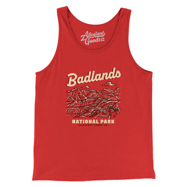 Badlands National Park Men/Unisex Tank Top-Allegiant Goods Co. Vintage Sports Apparel