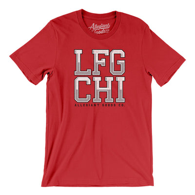 Lfg Chi Men/Unisex T-Shirt-Red-Allegiant Goods Co. Vintage Sports Apparel