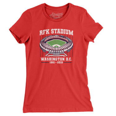 Rfk Stadium Women's T-Shirt-Allegiant Goods Co. Vintage Sports Apparel