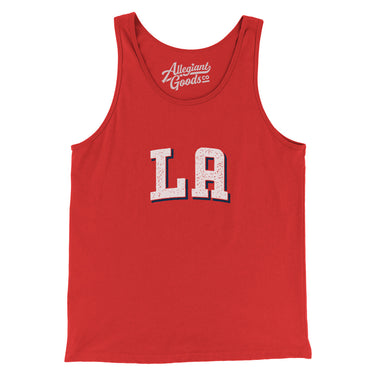L.a. Varsity Men/Unisex Tank Top-Allegiant Goods Co. Vintage Sports Apparel