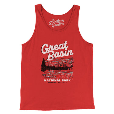 Great Basin National Park Men/Unisex Tank Top-Allegiant Goods Co. Vintage Sports Apparel